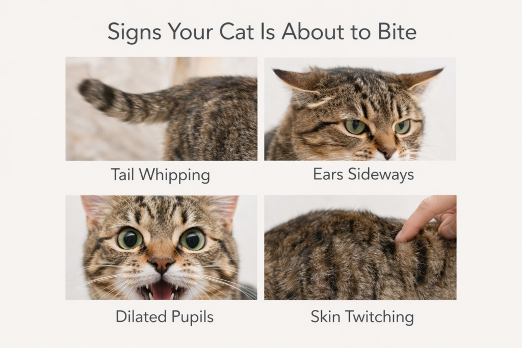 cat bite during play