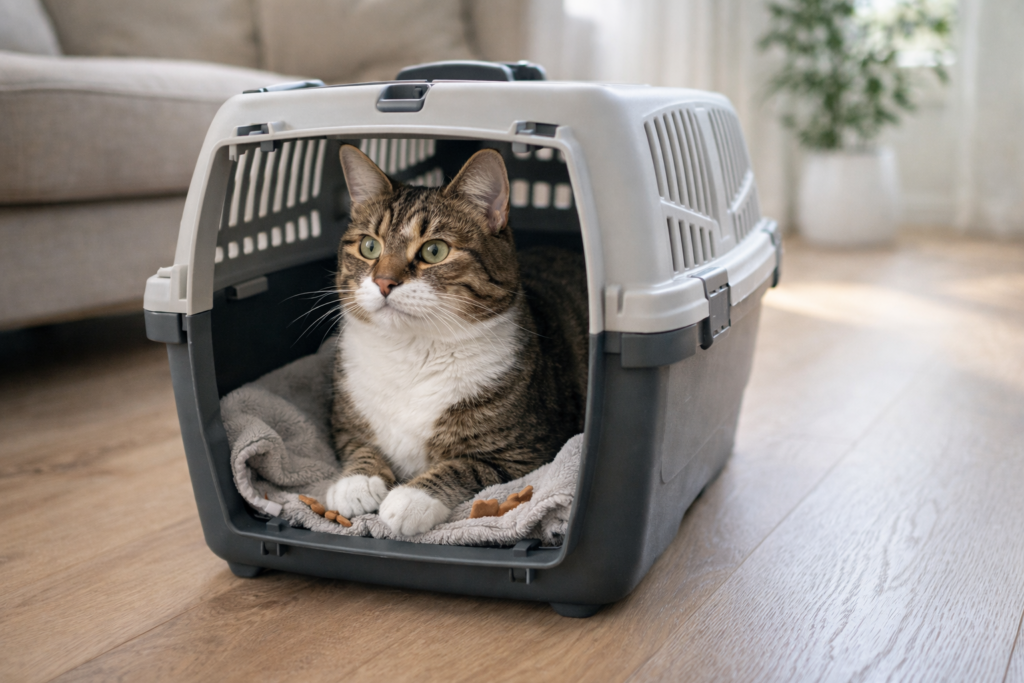 traveling with a cat