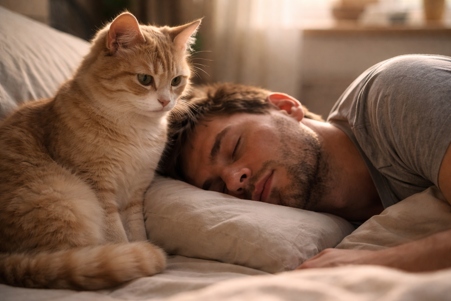 why does my cat stare at me