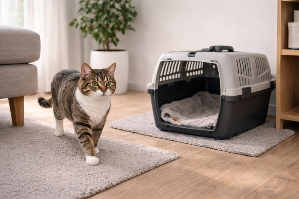 traveling with a cat