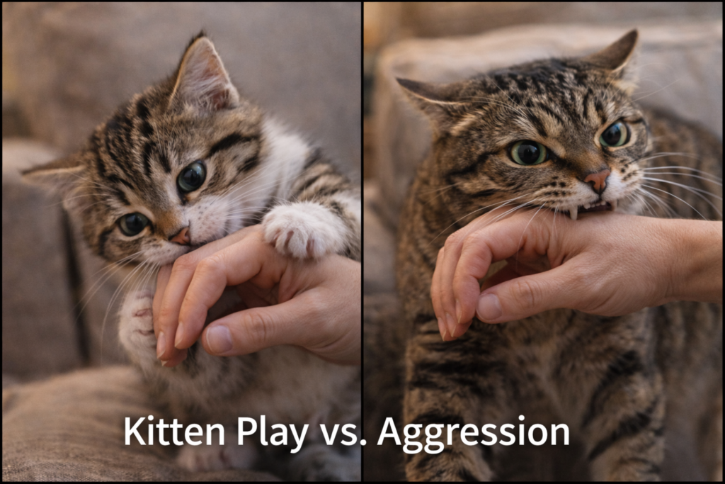 why does my cat bite me