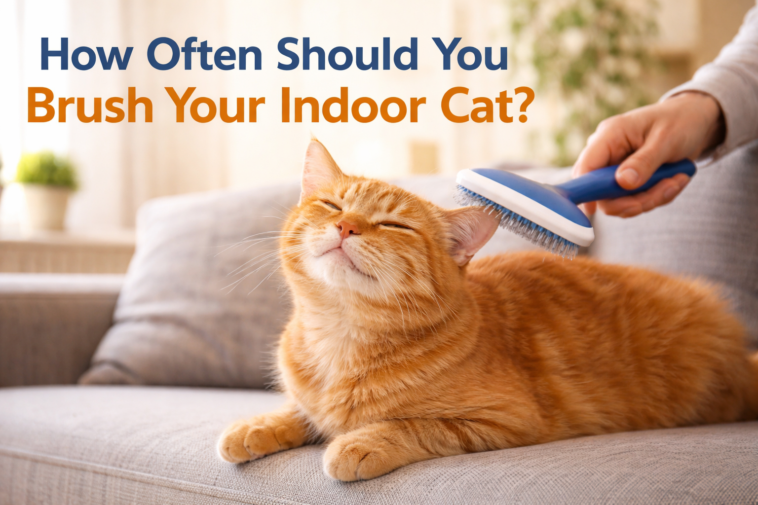 How Often Should You Really Brush an Indoor Cat