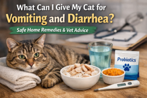 what can I give my cat to help with vomiting and diarrhea