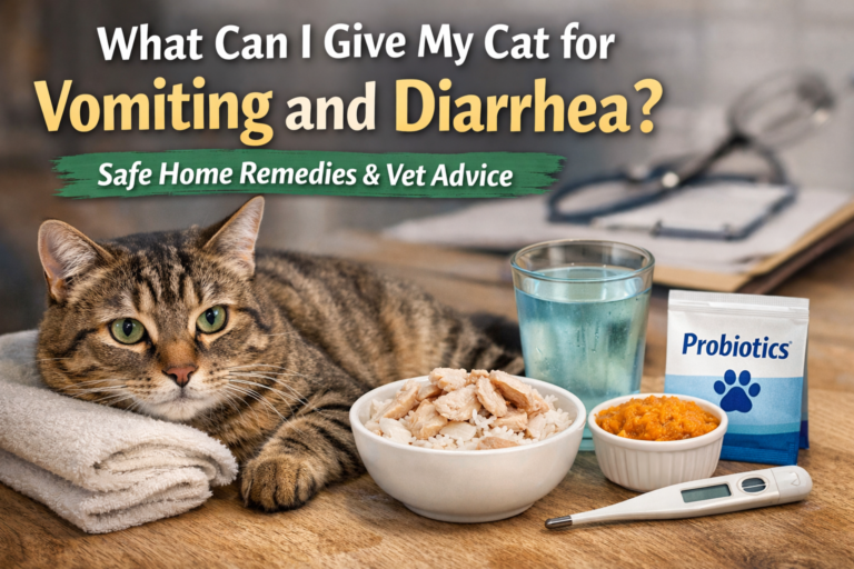 what can I give my cat to help with vomiting and diarrhea