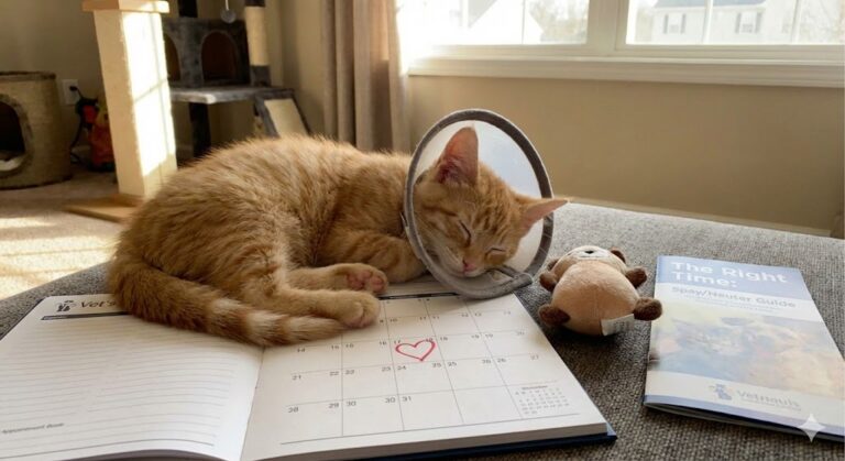 ​right time to spay or neuter a cat