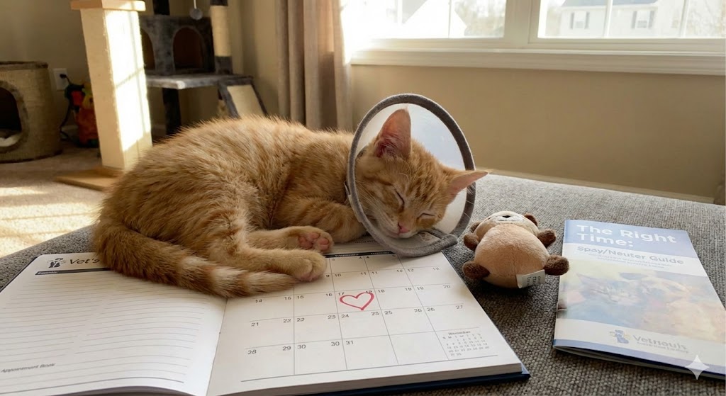 ​right time to spay or neuter a cat