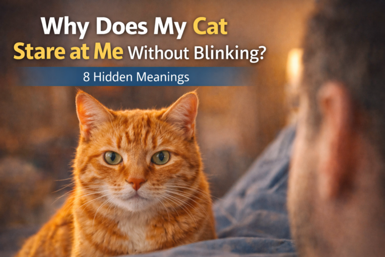 Why Does My Cat Stare at Me Without Blinking