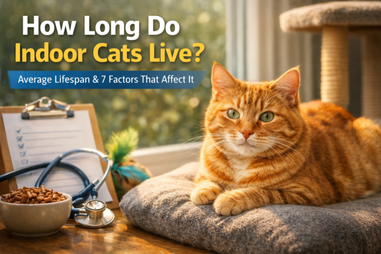 how long do indoor cats live