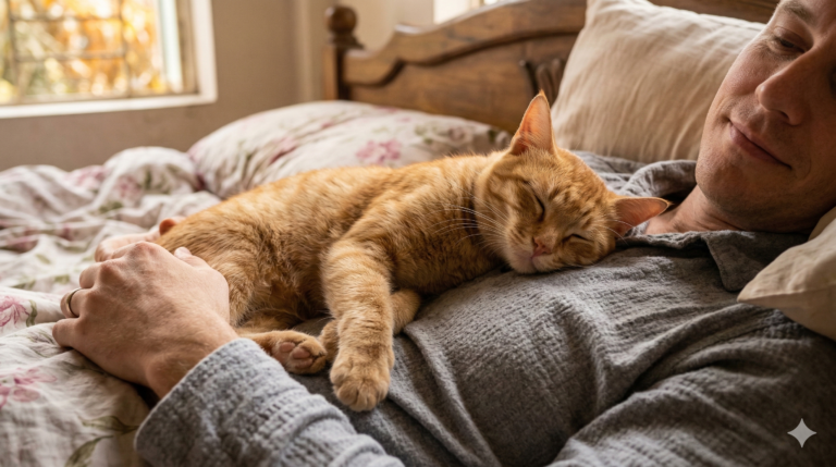 Why Does My Cat Sleep on My Chest