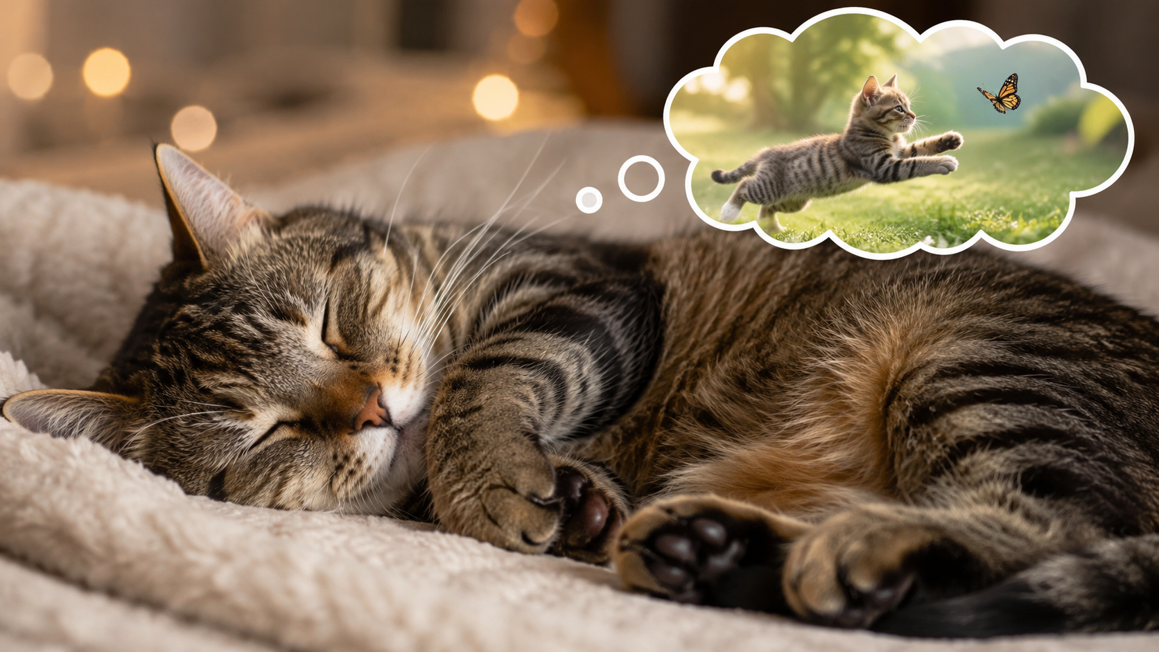 What Do Cats Dream About When They Twitch?