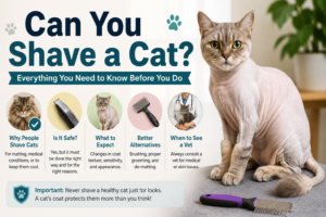 can you shave a cat