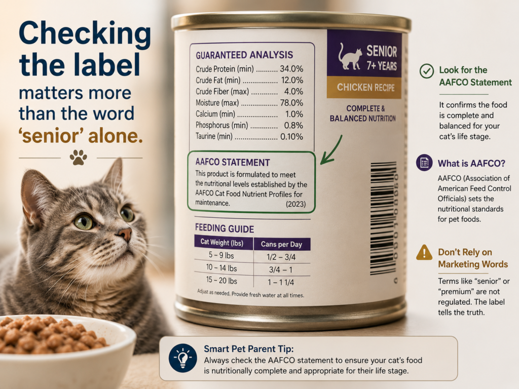 senior cat food guide