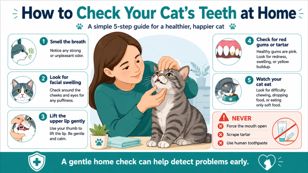 early signs of dental disease in cats