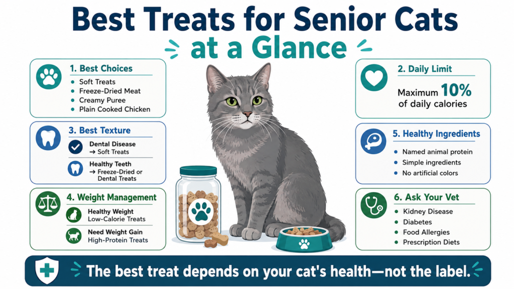 Best Treats for Senior Cats