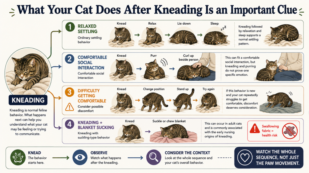 Why Does My Cat Knead Before Sleeping