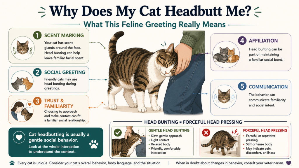 Why Does My Cat Headbutt Me