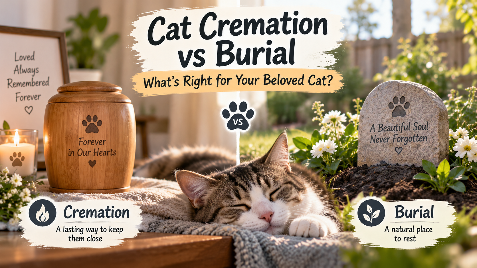 Cat Cremation vs Burial