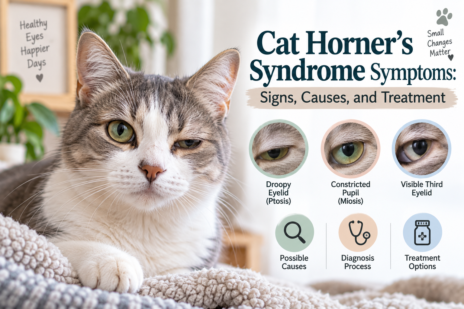 Cat Horner’s Syndrome Symptoms