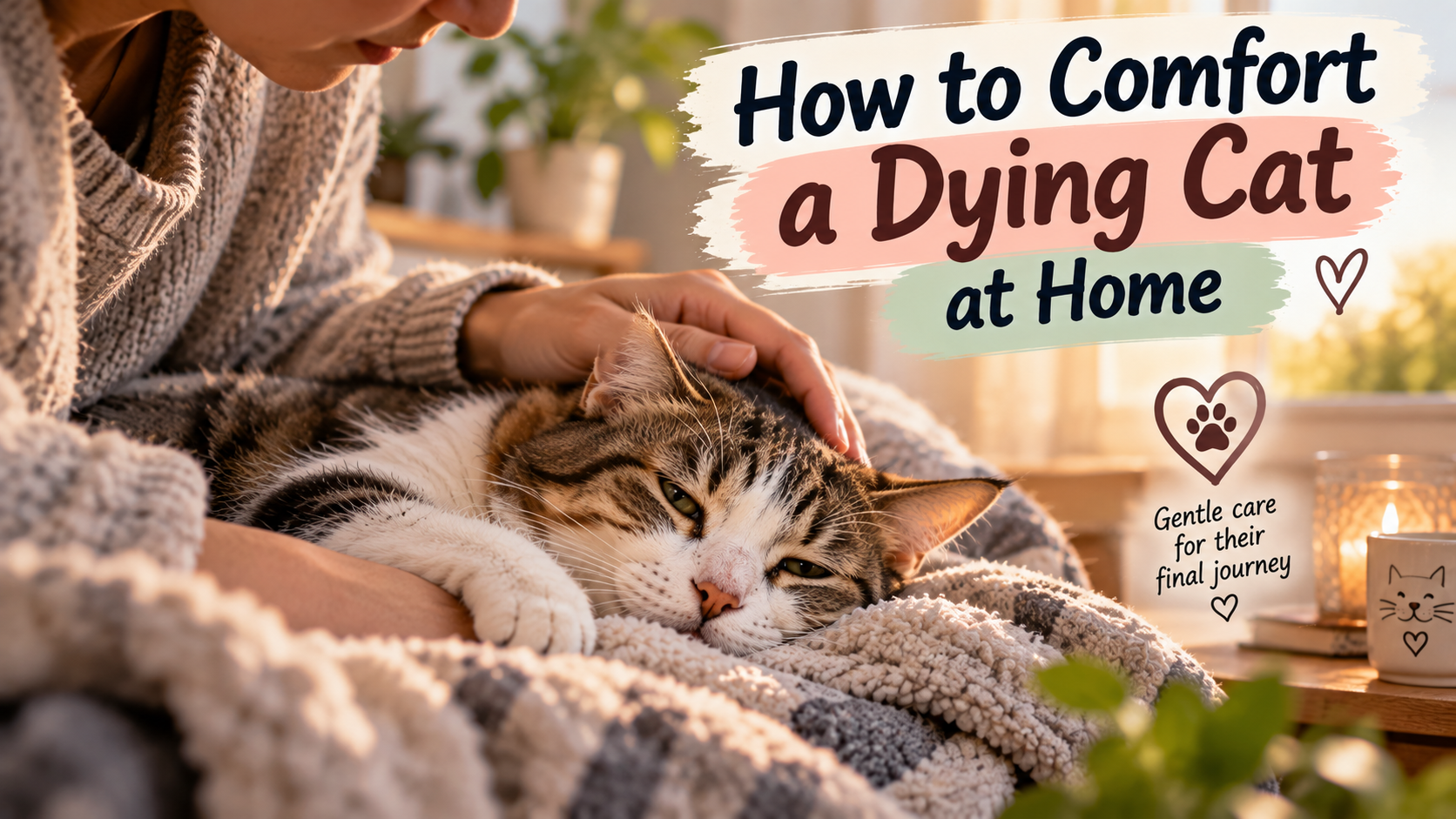 How to Comfort a Dying Cat at Home