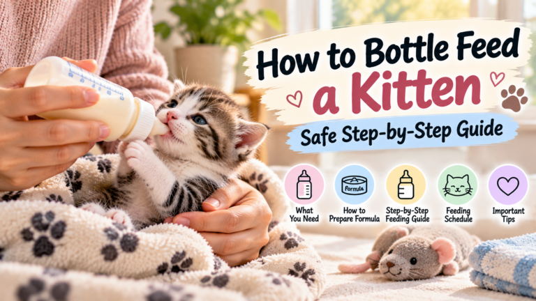 How to bottle feed a kitten