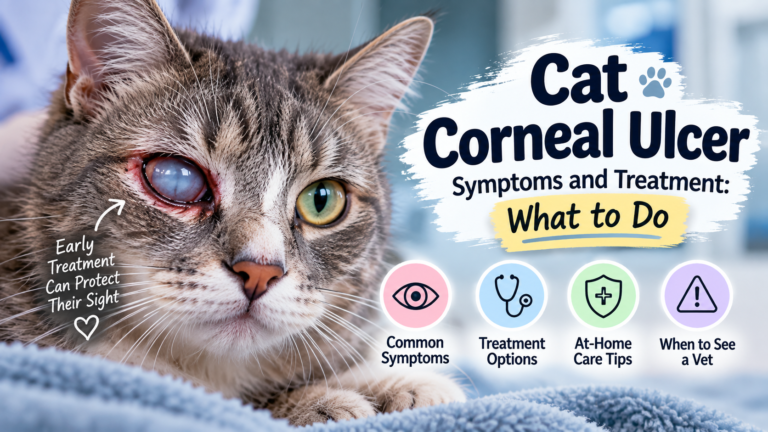 cat corneal ulcer symptoms and treatment