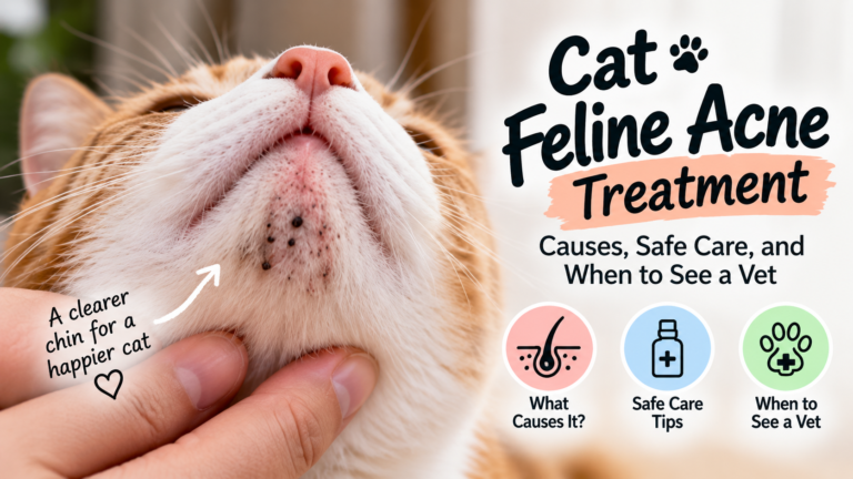 cat feline acne treatment