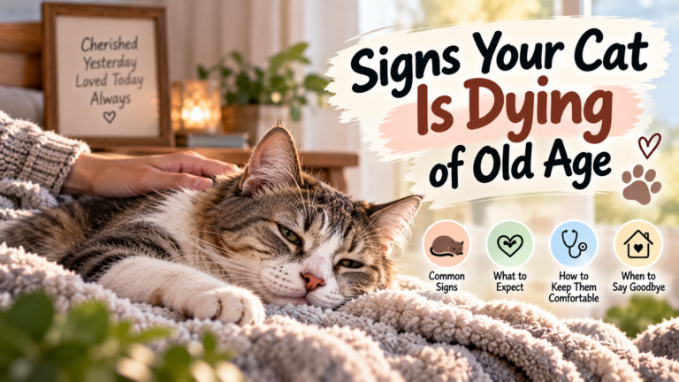 signs your cat is dying of old age