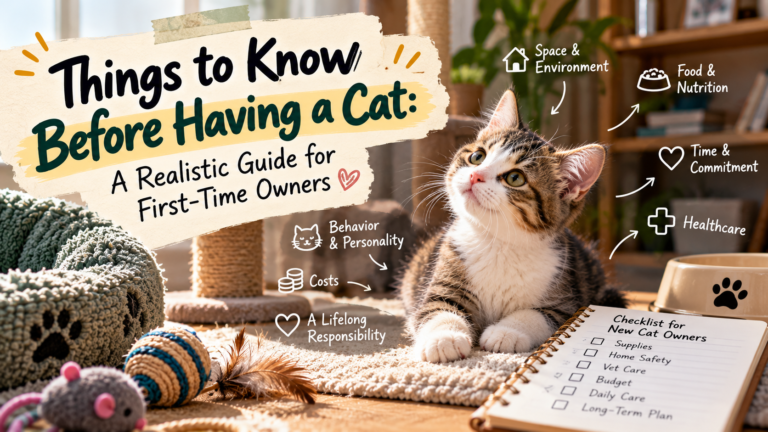 things to know before having a cat
